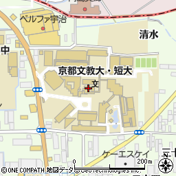京都文教大学・短期大学サロン・ド・パドマ周辺の地図