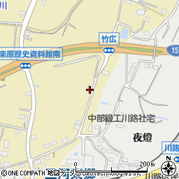 愛知県新城市竹広482周辺の地図