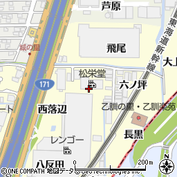 京都府長岡京市勝竜寺東落辺周辺の地図