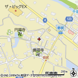 滋賀県甲賀市甲南町野尻389周辺の地図