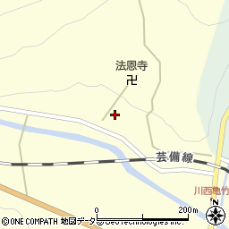 広島県庄原市東城町川西1192周辺の地図