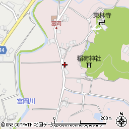兵庫県三木市吉川町冨岡1062周辺の地図