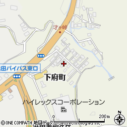 島根県浜田市下府町1820-23周辺の地図