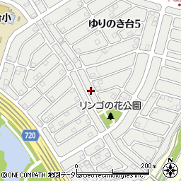 兵庫県三田市ゆりのき台5丁目10周辺の地図