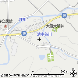 兵庫県姫路市夢前町寺周辺の地図