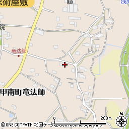 滋賀県甲賀市甲南町竜法師995周辺の地図