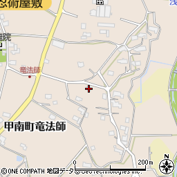 滋賀県甲賀市甲南町竜法師980周辺の地図