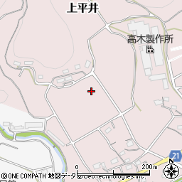 愛知県新城市上平井大谷前周辺の地図