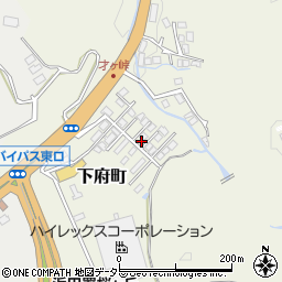 島根県浜田市下府町1820-24周辺の地図