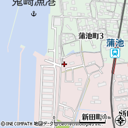 愛知県常滑市新田町1丁目3周辺の地図
