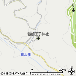 若都王子神社周辺の地図