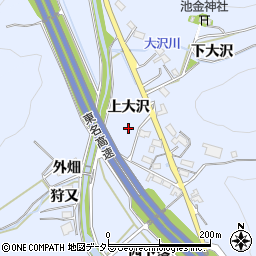 愛知県岡崎市池金町周辺の地図