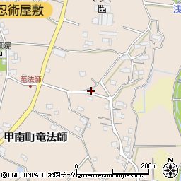 滋賀県甲賀市甲南町竜法師981周辺の地図