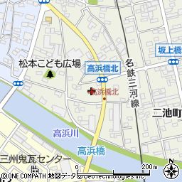 ファミリーマート高浜二池町店周辺の地図