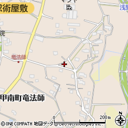 滋賀県甲賀市甲南町竜法師982周辺の地図