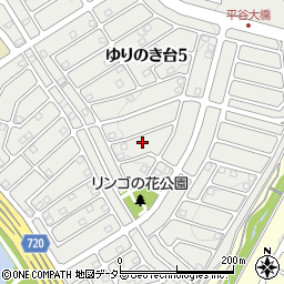 兵庫県三田市ゆりのき台5丁目14周辺の地図