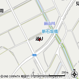 愛知県常滑市金山通り周辺の地図