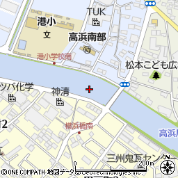横浜橋周辺の地図