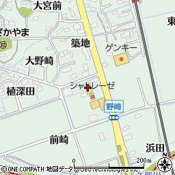 合資会社味岡本店　阿久比営業所周辺の地図