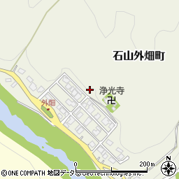 滋賀県大津市石山外畑町周辺の地図