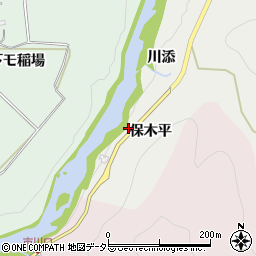 愛知県新城市乗本保木平周辺の地図