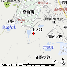 京都府長岡京市金ケ原周辺の地図