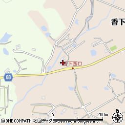 兵庫県三田市香下552周辺の地図