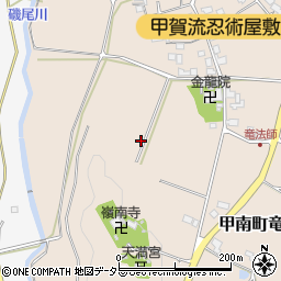 滋賀県甲賀市甲南町竜法師2361周辺の地図