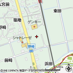愛知県阿久比町（知多郡）植大（大坪）周辺の地図
