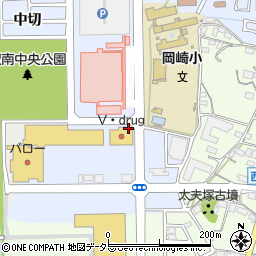 愛知県岡崎市針崎町（唐桶）周辺の地図
