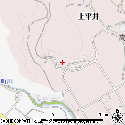 愛知県新城市上平井大谷周辺の地図