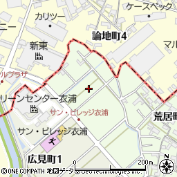 愛知県碧南市荒居町1丁目周辺の地図
