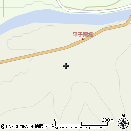 広島県庄原市西城町平子264周辺の地図
