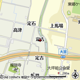 愛知県新城市富永定吉周辺の地図
