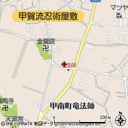 滋賀県甲賀市甲南町竜法師953周辺の地図