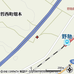 岡山県新見市哲西町畑木601周辺の地図