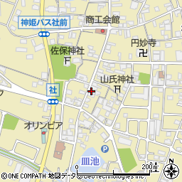 兵庫県加東市社791周辺の地図