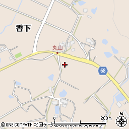 兵庫県三田市香下1907周辺の地図