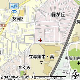 京都府長岡京市緑が丘29-9周辺の地図