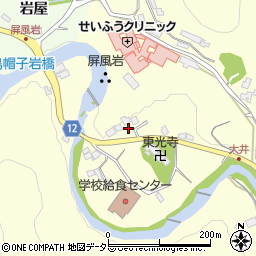 兵庫県川辺郡猪名川町北田原屏風浦周辺の地図