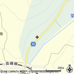 広島県庄原市東城町粟田2903周辺の地図