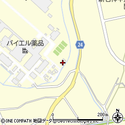 甲賀土山線周辺の地図