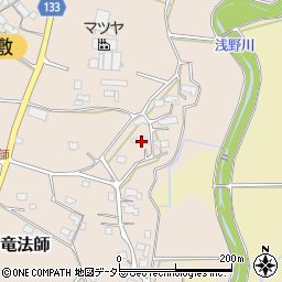 滋賀県甲賀市甲南町竜法師75周辺の地図