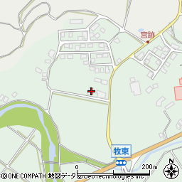 滋賀県甲賀市信楽町牧1100周辺の地図