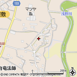 滋賀県甲賀市甲南町竜法師80周辺の地図
