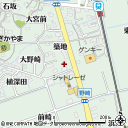 ファミリーマート阿久比植大店周辺の地図