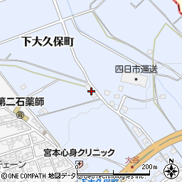 三重県鈴鹿市下大久保町2481-1周辺の地図