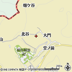 京都府長岡京市浄土谷（北谷）周辺の地図