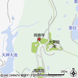 掎鹿寺周辺の地図