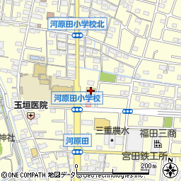 リスワン河原田店周辺の地図